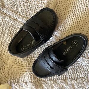 Cat & Jack Black Moccasins Sleek Slip-On Shoes